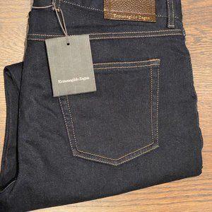 Ermenegildo Zegna Men's 5-pocket Japanese Luxury Denim Jeans